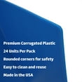 thumbnail image 7 of Blue Premium Corrugated Plastic Study Carrels - Pack Of 24, 7 of 7