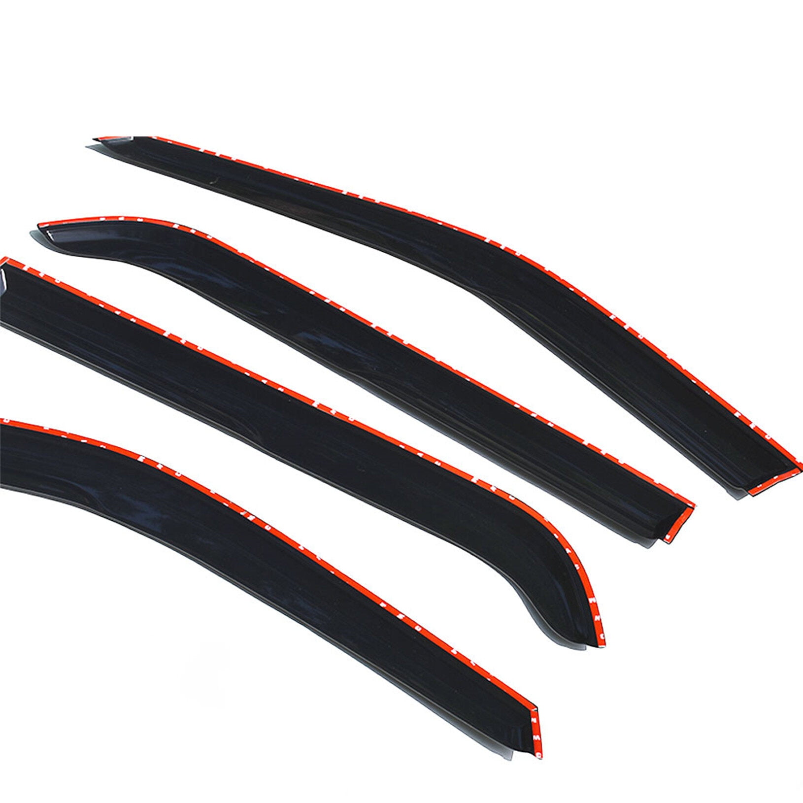 Genrics 4 Pieces Smoke Sun Wind Rain Guard Vent Shade Reflector Window Visors Replacement for Ford 2011-2019 Explorer