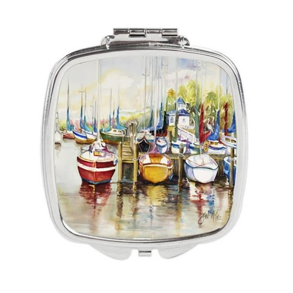 Paradise Sailboats Compact Mirror