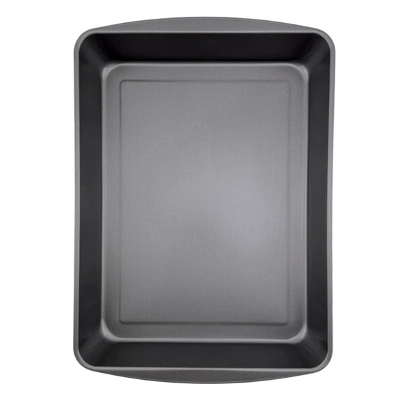 Mainstays Nonstick Jumbo Roaster, Roasting Pan, 17.2" x 12.7" x 2.7", Gray