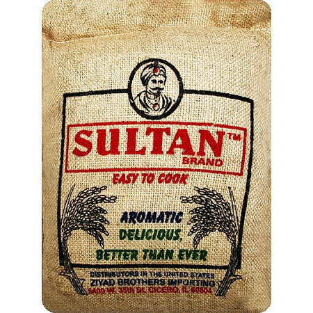 Sultan Brand Pure Super Basmati Rice, 10 lbs (Best Basmati Rice Brand)
