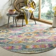 thumbnail image 3 of SAFAVIEH Madison Emory Abstract Runner Rug, Blue/Fuchsia, 2'3" x 6', 3 of 10