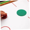 thumbnail image 3 of OULII 8Pcs Table Hockey Pusher Stickers Light Green Polyester Fiber Replacement Set, 3 of 7