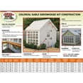 thumbnail image 6 of Little Cottage 10x16-LCG-WPNK Colonial Gable Greenhouse Panelized Kit, 10 x 16 ft., 6 of 6