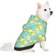 thumbnail image 2 of Fotbe Yellow Lemon Sudadera con Estampado para Perros Pequeños – Suéter con Capucha para Mascotas, Tela Suave de Forro Polar con Bolsillo-X-Small, 2 of 7