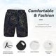 thumbnail image 3 of Fotbe Copper-Gold Gloss Outline Rose Traje de Baño para Hombre – Shorts de Natación de Secado Rápido con Forro y Bolsillos-XX-Large, 3 of 6