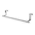 thumbnail image 2 of Oleegame 2PC Spoon And Lid Rest Stainless Steel Single Pole Towel Rack Kitchen Non Punched Towel Hanging Rod Cabinet Door Back Rag Hanging Rack Silver, 2 of 5