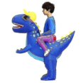 thumbnail image 2 of Disfraz inflable de dinosaurio t-rex para niños, disfraz infantil de Anime Purim, disfraces de fiesta de Navidad y Halloween, traje para niños y niñas, 2 of 5