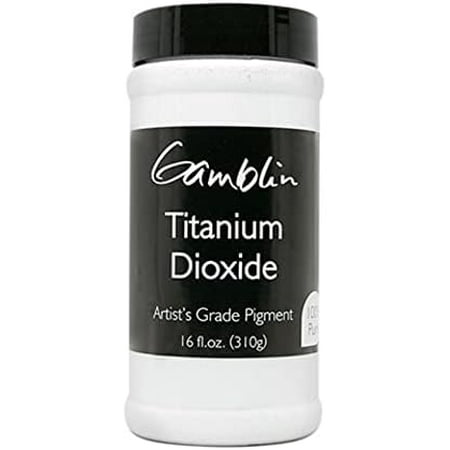 Dry Pigment Size: 10.93 oz, Color: Titanium Dioxide$$Art & Craft
