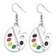 thumbnail image 1 of par de pendientes creativos y delicados de moda para mujer, 1 of 3