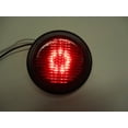 thumbnail image 3 of (50) Red 2 inch Round LED Truck Trailer Side Marker Clearance Lights / Grommet, 3 of 4