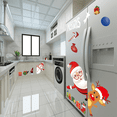 thumbnail image 4 of Pegatinas de ventana de copo de nieve de Navidad para vidrio, calcomanías de Navidad decoraciones vacaciones copo de nieve Santa Claus Reno calcomanías para fiesta Vhermosa 2034535-2, 4 of 8