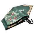 thumbnail image 6 of FORMRS Travel Umbrella Folding Auto Open Close Windproof Rain UV Protection, Red Christmas Gingerbread, 6 of 8