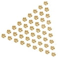 thumbnail image 2 of GUOOL 4x 50pcs Gold Plated Flower Filigree Bead Caps Spacer 8mm 0.3 "for, 2 of 4
