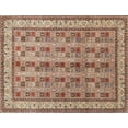 thumbnail image 1 of Ahgly Company Indoor Rectangle Traditional Brown Red Persian Area Rugs, 6' x 9', 1 of 6