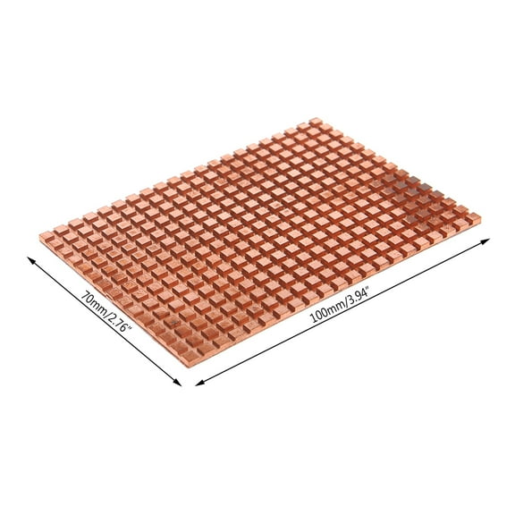 Heatsink Cooler Radiator Heat Sink Passive Cooling Pad For 2.5in Computer Hard Drive HDD Cooler 100x70mm Pure Copper