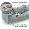 thumbnail image 5 of UU&T Couch Cover for Storage and Moving, 42"x96"x42" Clear Plastic Waterproof Slipcovers, Heavy Duty Sofa Protector for Pets Against, 5 of 8