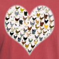 thumbnail image 3 of CafePress - Chicken Heart T Shirt - Mens Comfort Colors® Shirt, 3 of 5