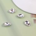 thumbnail image 2 of 50 Unids Agudo Broca Inferior Broca Cristal Taladro de Cristal Bricolaje Lágrima Cristal Resina Rhinestone Pointback Glass Facetas Fabricación de joyas Artesanía, 2 of 8