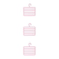 thumbnail image 1 of maskred 1pc 5 Layers S Shape MultiFunctional Clothes Hangers Pants Scarf Tie Belt Towel Holder Storage Hangers Multilayer Cloth Rack Coffee 3Set, 1 of 1