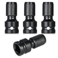 thumbnail image 3 of Adaptador de de 12 Piezas 1/2 Unidad Cuadrada A 1/4 Adaptador de Enchufe de Vástago Hexagonal Convertidor de Portabrocas de Liberación RáPida para Llave de Trinquete, 3 of 5
