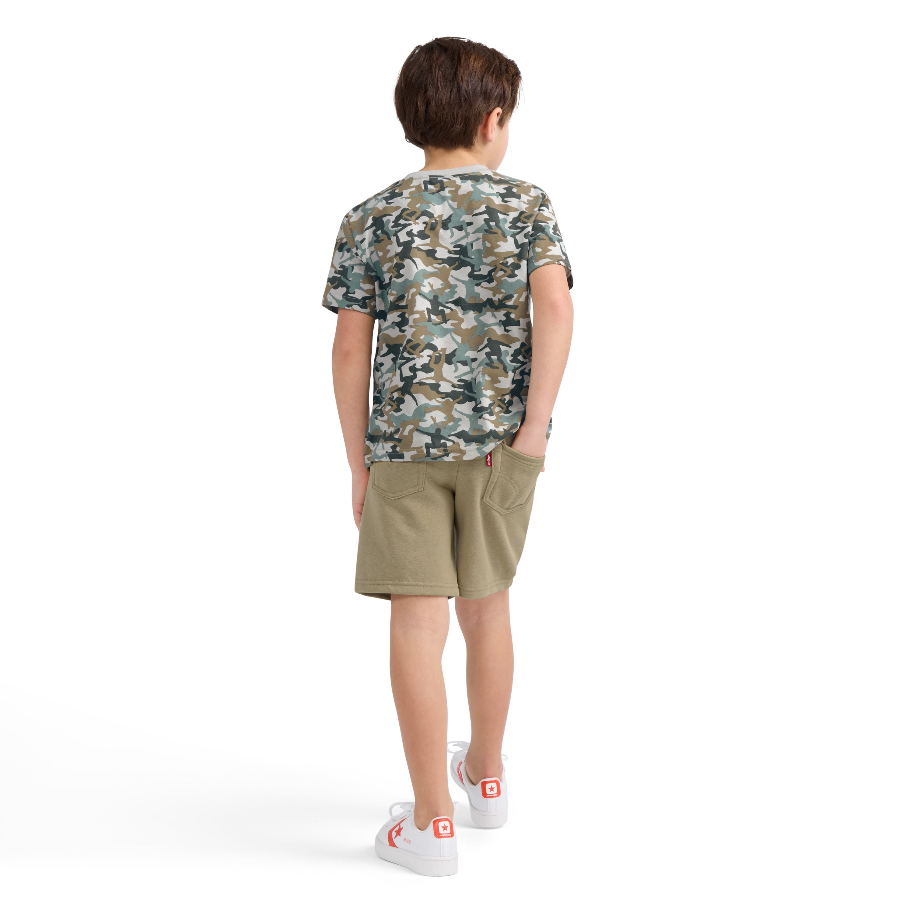 Levi Boys Skate Camo Tee & Short Set, Sizes 4-7