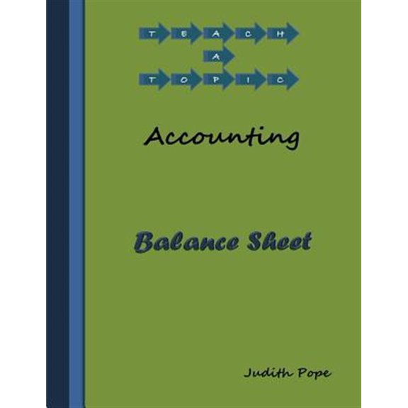 Pre-Owned Balance Sheet: Balance Sheet