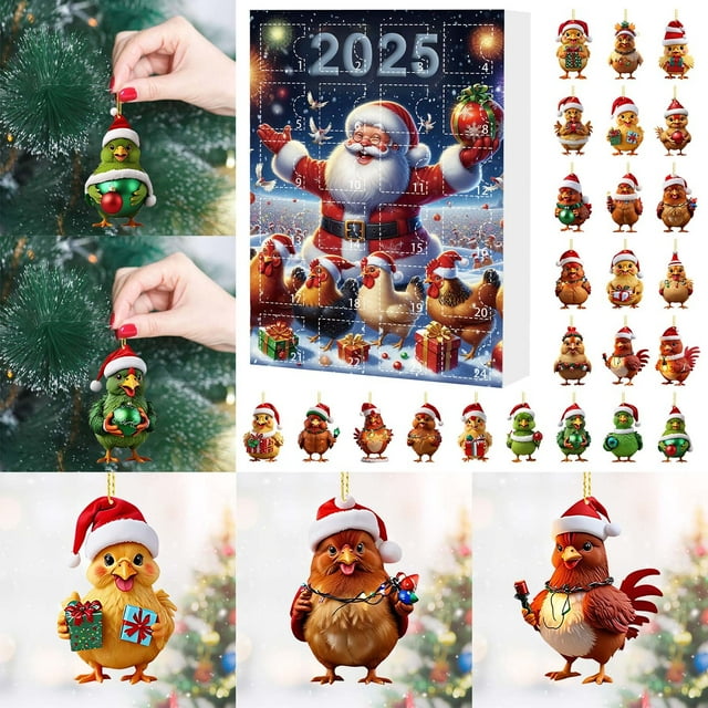 Calendrier de l'Avent Surprise Compte à Rebours Ensemble de Jouets de Collection pour Enfants Adultes Thème Quotidien Révélation