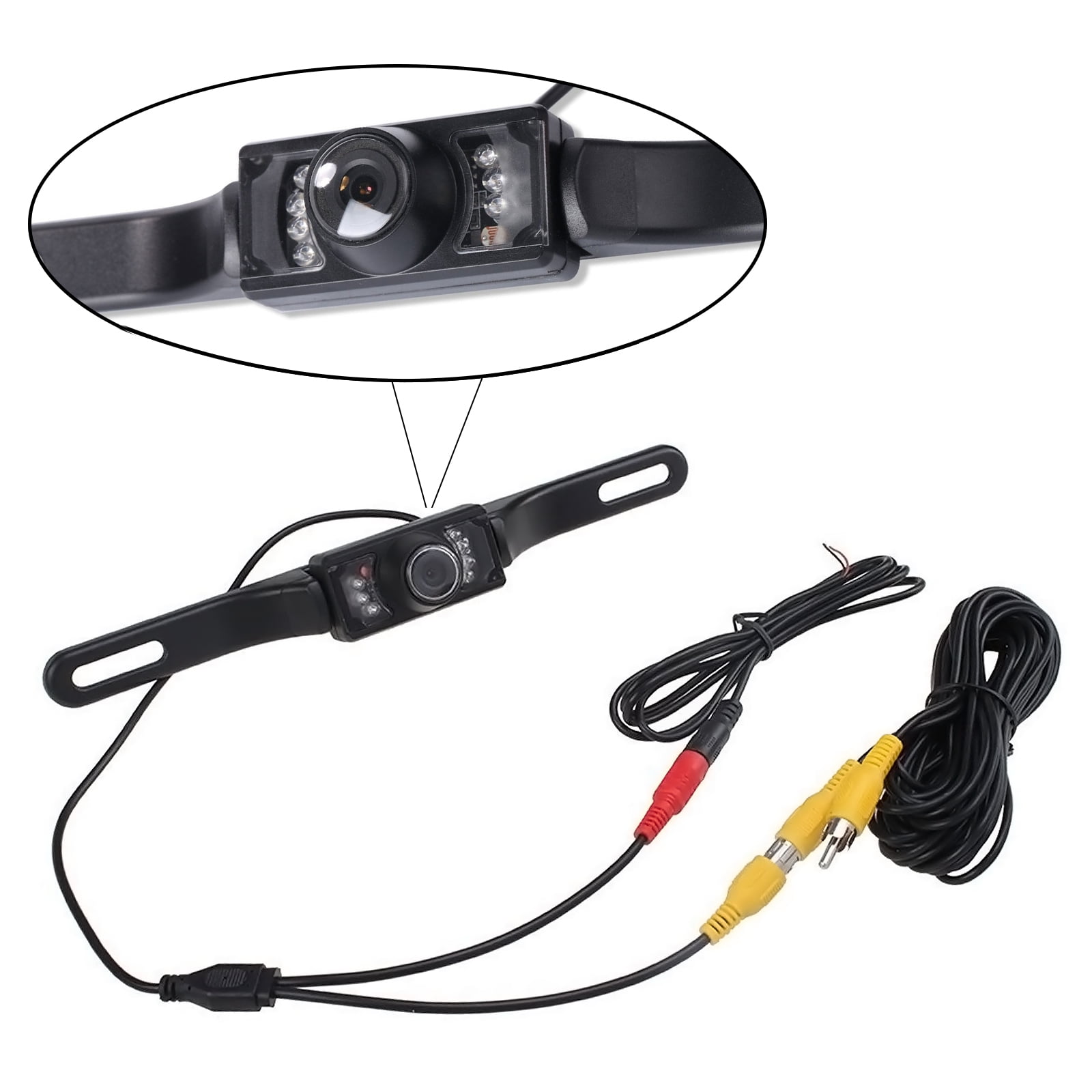 Waterproof Cmos 7 LED Car Rear View Reverse Backup Parking Camera Night Vision