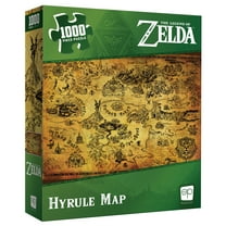 The Legend of Zelda™ "Hyrule Map" 1,000 Piece Jigsaw Puzzle, by Usaopoly