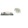 thumbnail image 1 of Escultura De Ciervo Elefante Para Decoración De Pared, Para Jardín, Cerca, Exterior, Interior, Porche, Estatua Rústica De Animal, Figurita De Recuerdo, Escritorio, Figura De Madera Tallada A, 1 of 8
