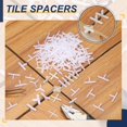 thumbnail image 4 of Uxcell 5mm 3/16 Inch Plastic Tile Spacers Cross Tiling Tools for Floor Wall Ceramic Tile, Clear 300 Pieces, 4 of 6