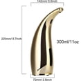 thumbnail image 2 of Soap Dispenser Automatic, Touchless Liquid Soap Dispenser, with Infrared Motion Sensor, Gold, 300ml/11oz-Good quality, 2 of 4