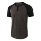 thumbnail image 1 of Playera Cuello Henley Manga Corta Casual Moda, 1 of 8