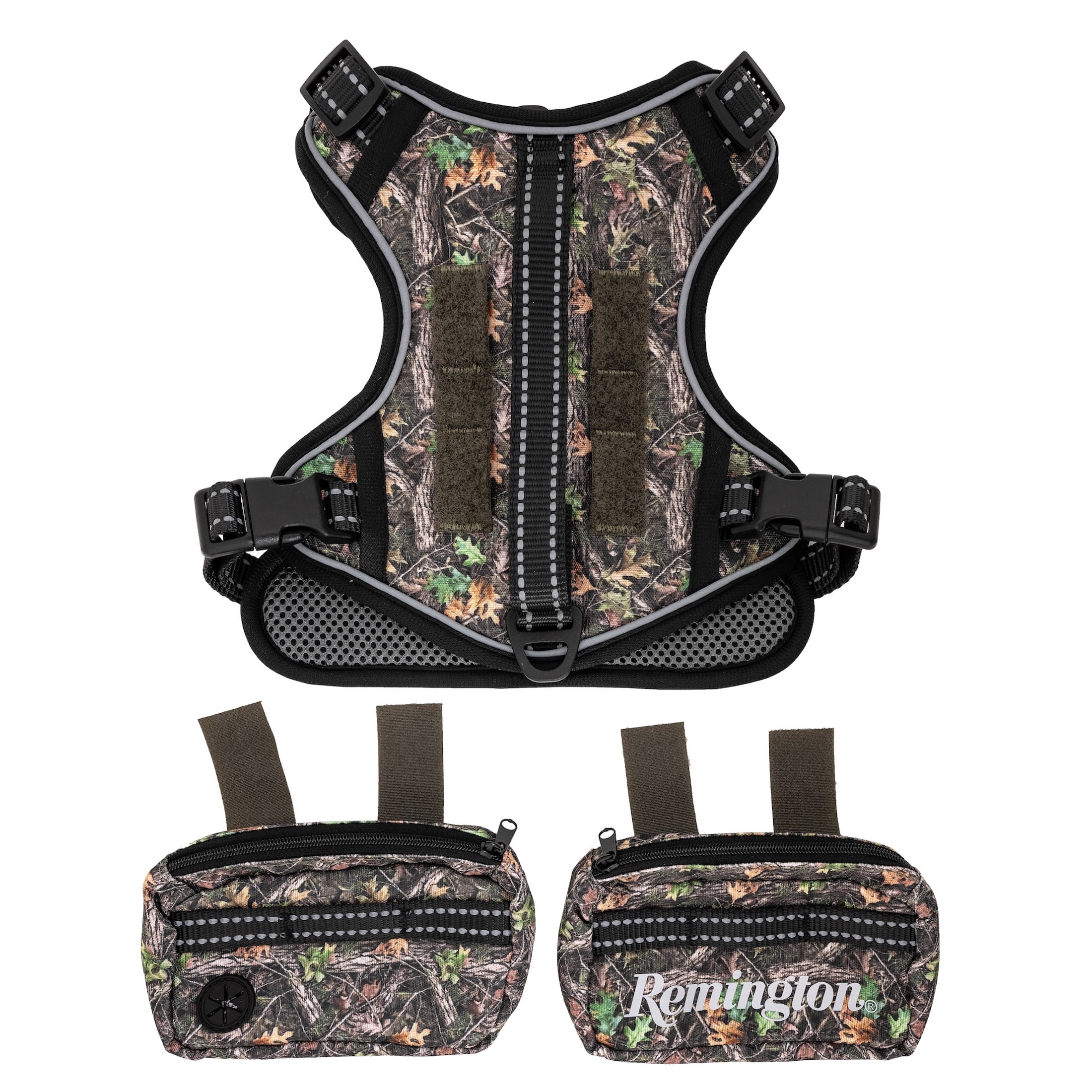 Remington Saddle Bag Dog Harness, Camo, Size S