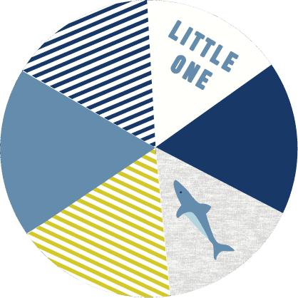Carter's Child of Mine Baby Boys Shark Socks, 6-Pack, Sizes 0-6 Months