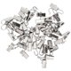 thumbnail image 1 of 100pcs Curtain Clips Hooks Stainless Steel Hanging Clamp Hangers Gutter Hook For Party String Light Outdoor Wire Holder, 1 of 5