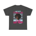 thumbnail image 3 of Glamour Queen Unisex Heavy Cotton Tee "I Will Need Bail Money" in Dark Heather, 3 of 5