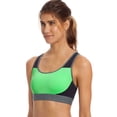 thumbnail image 2 of Champion Women's Absolute Workout Sports Bra Bra, Leaf camo Neutral/Black, Medium, 2 of 3