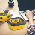 thumbnail image 6 of Pinnacle Thermoware 2-Pc Leak Proof Insulated Lunch Box Hot Food Container Set, Yellow, 6 of 9