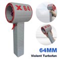 thumbnail image 1 of Ventilador Turbo Violento Likrtyny Sin Escobillas 64 Mm Ventilador Turbo Jet Conducto Mano Blanco Rojo UE, 1 of 9