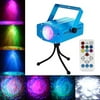 Blingco Strobe Light Water Ripples Laser Projector Portable Water Wave RGB LED Stage Lighting Ocean Wave Projector Light 7 Color with Remote Control for KTV Party DJ Disco Karaoke Club Bar Wedding