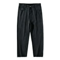 thumbnail image 1 of WEAIXIMIUNG Mens Cargo Pants with Pockets Work Mens Solid Color Japanese Washed Loose Straight Trousers Jeans, 1 of 7