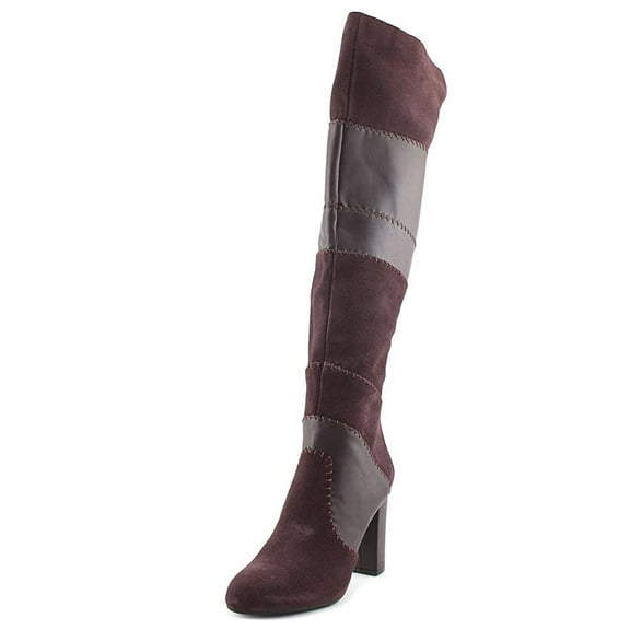 Bar III Womens Naomi Leather Pointed Toe Knee High Fashion Boots