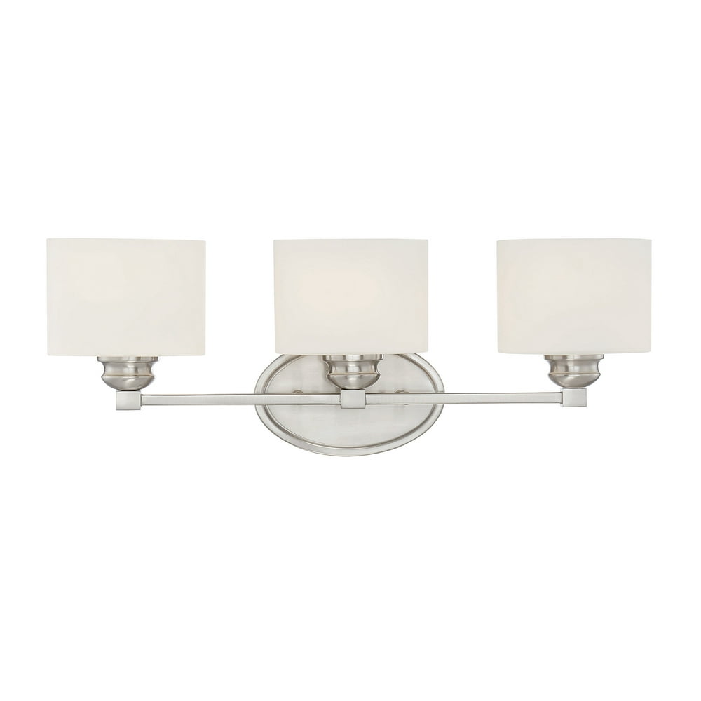 Savoy House 88903SN Kane 3Light Bathroom Vanity Light in a Satin