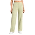 thumbnail image 3 of Fabrcox Women's Scrub Pants Soft Stretch Wide Leg Uniform Trousers with Pockets for Nurses ,Green L, 3 of 6