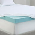 thumbnail image 4 of Gracie Mills Callahan All Season 3 Inch Reversible Cooling Gel Memory Foam Mattress Topper with Cover - GRACE-6260, 4 of 4