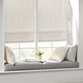 Home Essence Paxton Basketweave Room Darkening Cordless Roman Shade