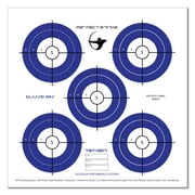 Perfect Strike ARCHERY SYSTEM Targets. CLASSIC OPS No. 007. Five Spot. 12" x 12". (24 Targets.)