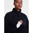 thumbnail image 4 of Ozark Trail Women's and Women's Plus Fleece Zip Up Jacket, Sizes XS-3X, 4 of 6